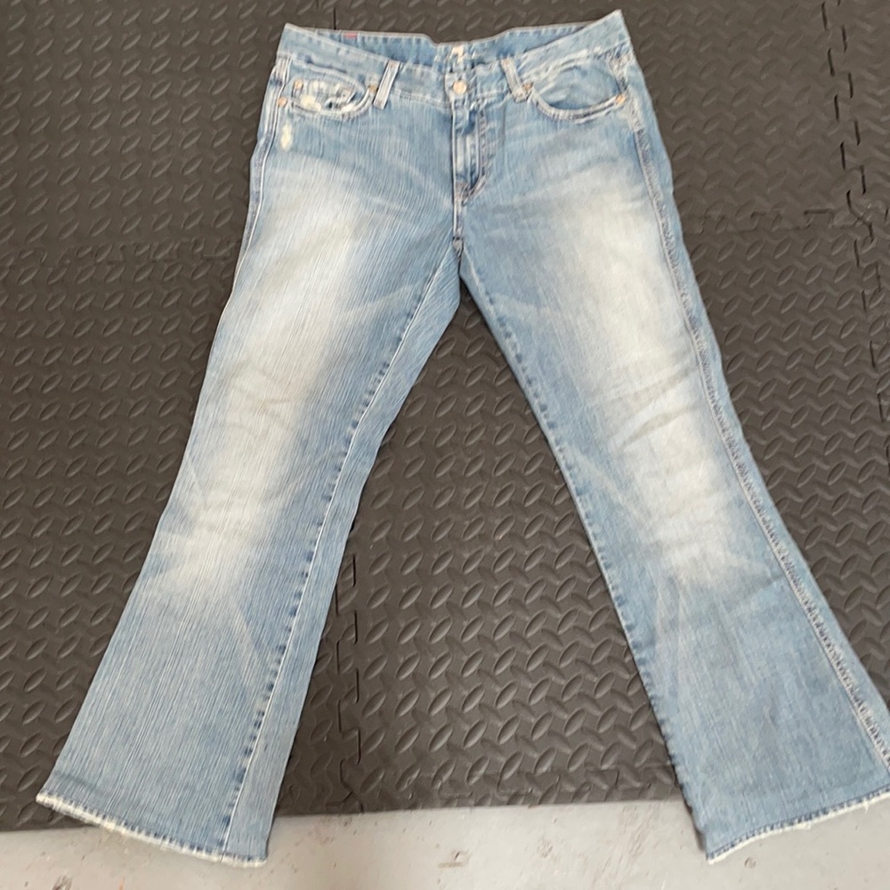 7 for all mankind gently used jeans